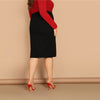 Knee-Length Pencil Skirt