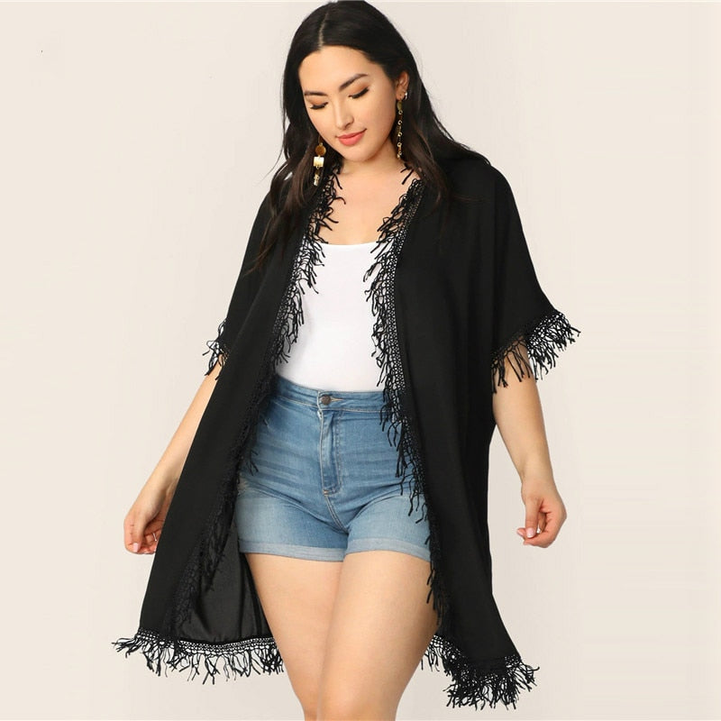 Beach Tassel Kimono