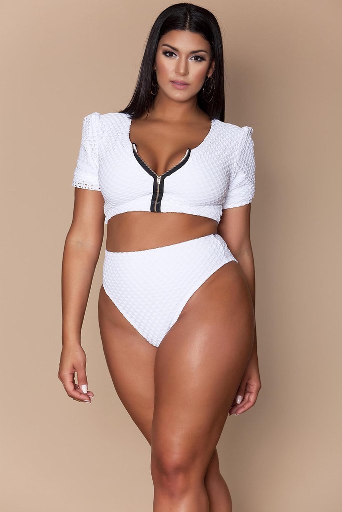 High-Waist Monokini Bathing Suit