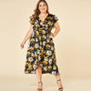 Plus Size Summer Beach Maxi Dress